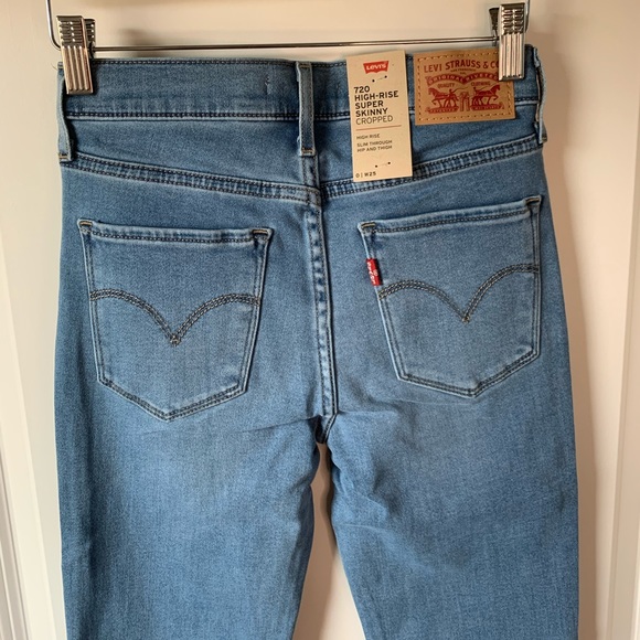 Levi’s 720 high rise skinny crop jean indie disco - Picture 11 of 15